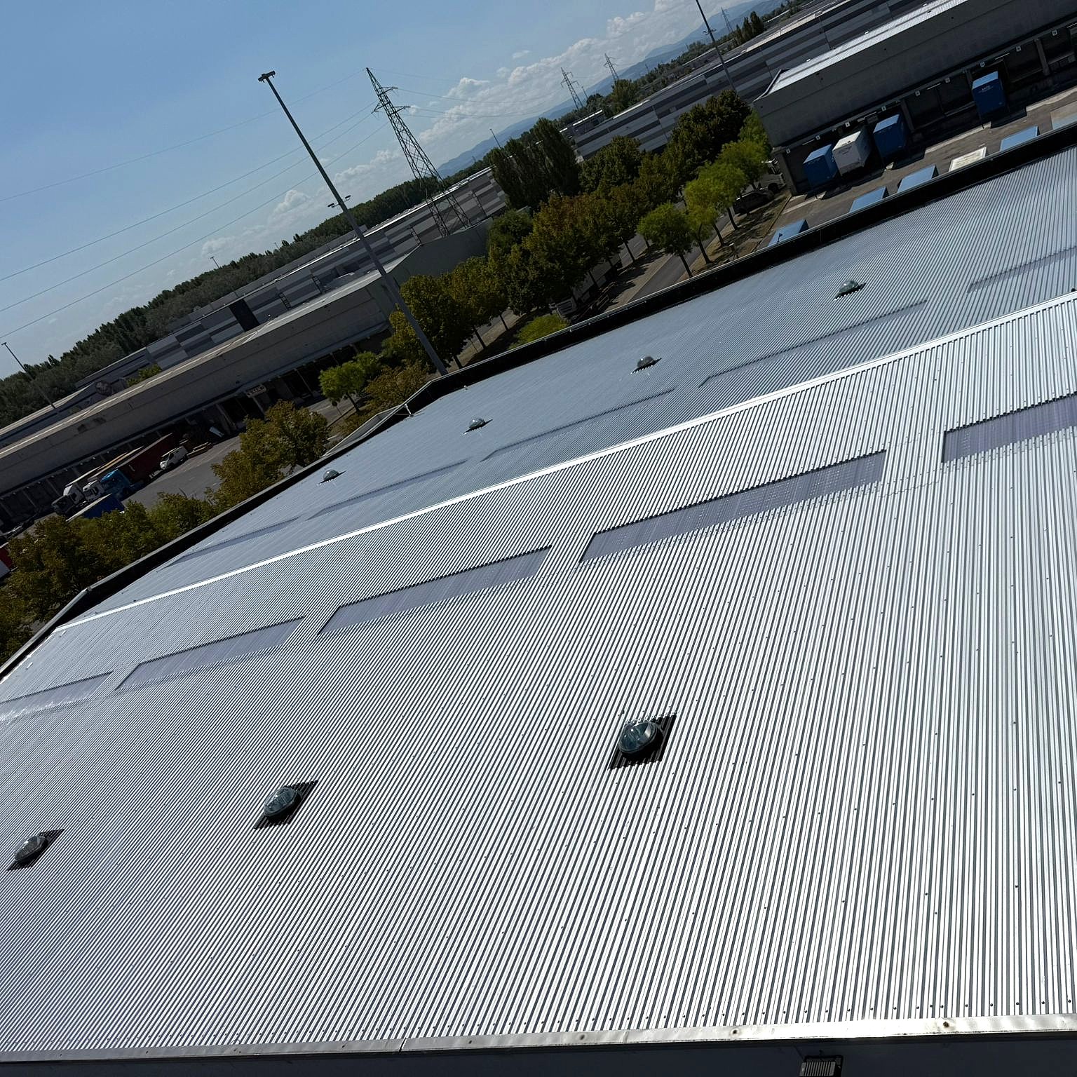 Nuova copertura dopo smaltimento amianto